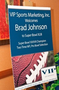 2009 Celebrity Guest Brad Johnson, Super Bowl Champion with Tampa Bay Buccaneers  
